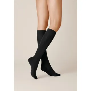 Kunert Kniestrümpfe Sensual Merino schwarz