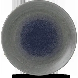 Churchill Super Vitrified Stonecast Aqueous Fjord Teller Tief Coup 28cm, 12 Stück