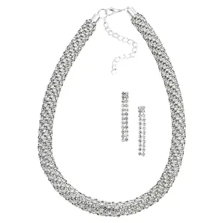 FIRETTI Ohrring und Ketten Set