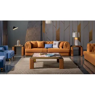 Luxus Design Tisch Kaffee Beistell Tische Wohnzimmer Quadratisch Italien Möbel