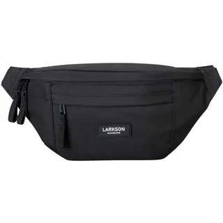 LARKSON Bauchtasche Damen & Herren Schwarz - Ole - Hüfttasche für Sport Outdoor Stadt - Gürteltasche Stylisch für Festival - Crossbody Bag mit Gurt - Wasserabweisend