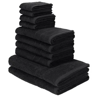 OTTO home Inga Handtuch 50 x 100 cm schwarz