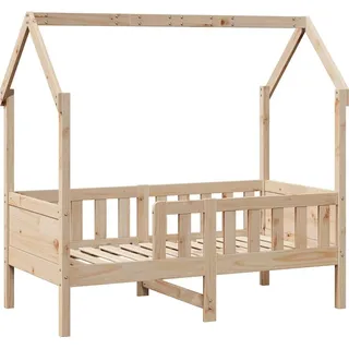 vidaXL Kinderbett mit Schubladen 70 x 140 cm Kiefer massiv braun