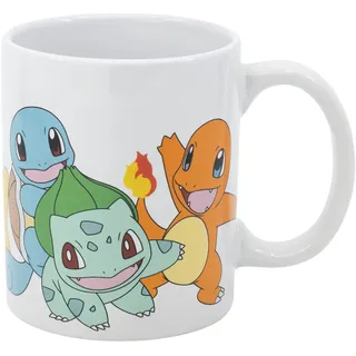 Stor KERAMIKBECHER 325 ML IN POKEMON 2 GESCHENKBOX, Bunt