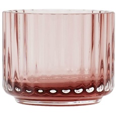 Bild Teelichthalter Ø6.7 cm Lyngby aus mundgeblasenen Glas, rot