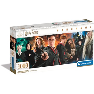 Clementoni Harry Potter Puzzle 1000 Teile Erwachsene - Panorama Puzzle Erwachsene in 98 x 33 cm - Puzzle Erwachsene anspruchsvoll von Clementoni 39873