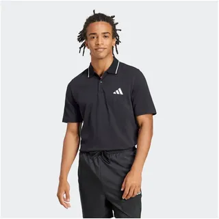 adidas Sportswear Poloshirt »M SL PQ PS«, schwarz-weiß