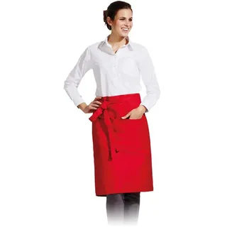 Reis FZAP-2K90X65_C Kurze Schürze, Rot, 90x65 cm Größe