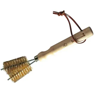 Barbecook doppelte Grillbürste aus Kupfer mit Holzgriff 23cm