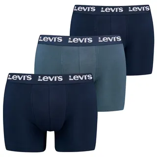 Levi ́s Underwear Repeat Logo Brief Boxershorts 3 Einheiten - Navy Combo - M