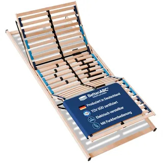 Betten-ABC Max1 Elektro  Elektrischer Lattenrost mit Kopf- & Fußteilverstellung + Funkfernbedienung, Größe: 140x200