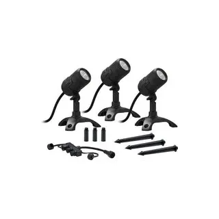 Oase 87506 Teichbeleuchtung 3er Set EEK: G (A - G) LED 2.5 W Schwarz