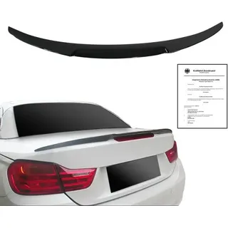 Heckspoiler 4er F33 Cabrio schwarz glänzend mit ABE passend für BMW 4er (F33) Cabrio, Bj. 2012-2021