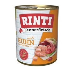 1x 800 g Pui RINTI Kennerfleisch Hrană umedă pentru câini