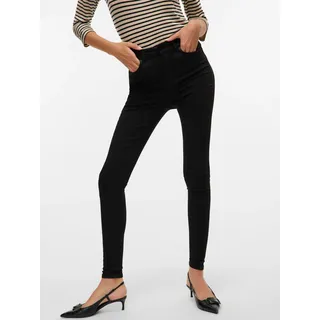 Vero Moda High-waist-Jeans VERO MODA "VMSOPHIA", Damen, Gr. S, Länge 30, schwarz, Jeans, Obermaterial: 90% Modal, 8% Polyester, 2% Elasthan, unifarben, Basic, skinny fit, Jeans High-waist-Jeans, aus softem Modal, Topseller