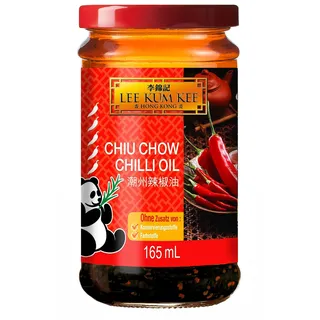 Lee Kum Kee Chiu-Chow Chiliöl – Würzöl aus feurigen Chilischoten – 1 x 165 ml