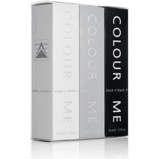 Colour Me White/Silver/Black - Fragrance for Men - 50ml Eau de Toilette, by Milton-Lloyd