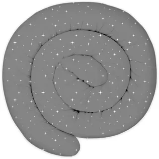 Totsy Baby XXL Bettschlange Bettkissen Stillkissen Bettrolle Bettkantenschutz Zierkissen Bettumrandung Schlange XL Handmade Galaxie 200 cm Oeko-Tex-Zertifikat