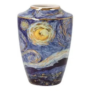 Goebel Tischvase »Vincent van Gogh - Sternennacht«, (1 St.), Vase aus Porzellan, Höhe ca. 12,5 cm, blau