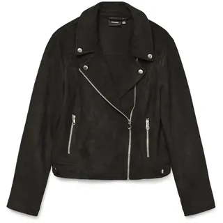 Vero Moda VMJOSE SHORT FAUX SUEDE JACKET Schwarz S