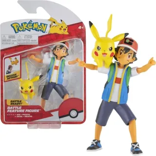 Pokémon Battle Feature Figur Ash & Pikachu 12 cm