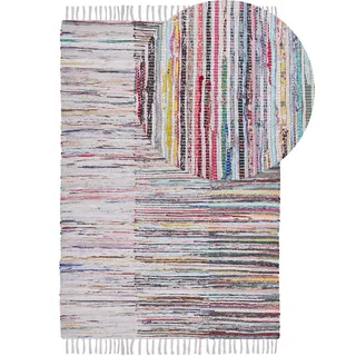 Beliani Teppich Bunt 160 x 230 cm Kurzflor MERSIN