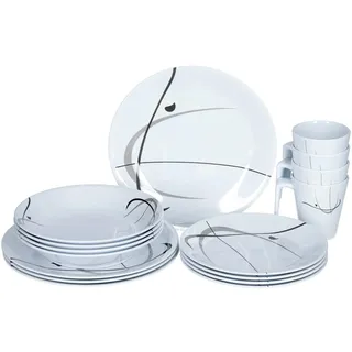 BRUNNER All Inclusive Teller aus Melamin Serenade - 16-tellig