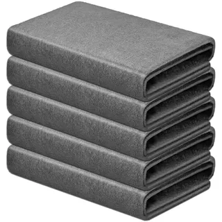 Vicloon Verdicktes magisches Reinigungstuch, 5 Stück 30x30cm Wiederverwendbare Mikrofaser Magisches Reinigungstuch Verdickt, Streifenfreies Wundertuch Für Geschirrtücher,Staub Lappen,Autos