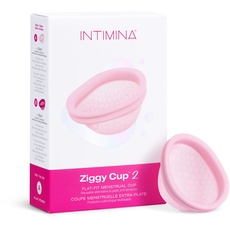 Bild von Ziggy Cup 2 – Extradünne, Wiederverwendbare Menstruationsscheibe mit Flacher Passform, (Größe A)