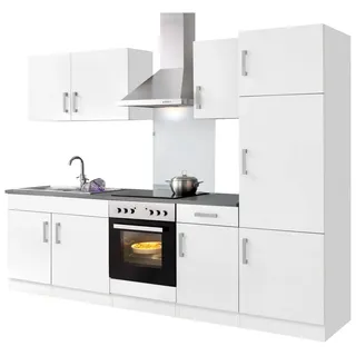 kochstation Küchenzeile KS-Toronto 270 cm weiß