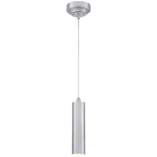 6120040 Rayman von Westinghouse Lighting, moderne, einflammige dimmbare 8-Watt LED-Pendelleuchte für Innenräume, Ausführung in gebürstetem Nickel