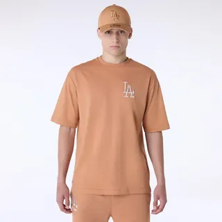 LOS ANGELES DODGERS Unisex Short Slee_los T-Shirt, Dk Beige, XL EU