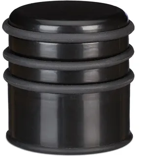 Relaxdays Türstopper Schwarz 7 cm