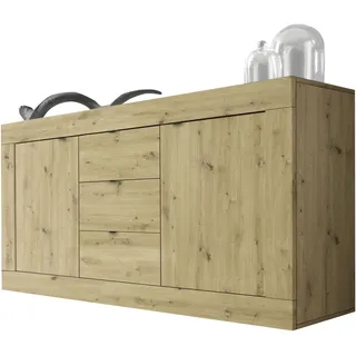 INOSIGN Sideboard »Basic«, Breite 160 cm, 2 Türen 3 Schubkästen