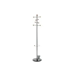 ALCO Kleiderständer Modell II 2807 silber Metall 8 Haken 38,0 x 175,0 cm