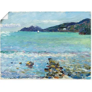 Artland Wandbild »Rapallo, Blick auf Portofino. Um 1906« Meer Bilder 1 Stk. tlg. als Leinwandbild, Poster in verschied. Größen, blau