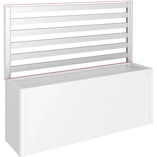 Biohort Rankgitter Hochbeet 91 cm x 398,3 cm Silber-Metallic