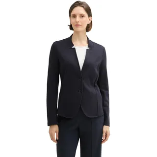 TOM TAILOR Damen 1044609 Basic Cosy Blazer, 30279 - Evident Anthracite Melange, XL