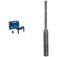 Bosch Professional Bohrhammer GBH 2-28 F (SDS-plus-Wechselfutter, 13mm Schnellspannbohrfutter, bis 28 mm Bohr-Ø, Rückschlag-Schutz, in L-BOXX) + Hammerbohrer SDS plus für Beton, Ø 5 mm, Länge 115 mm