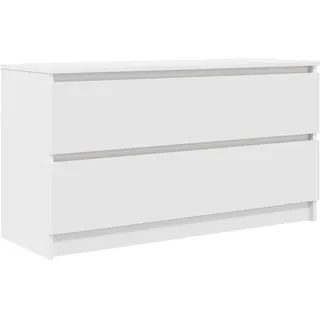 vidaXL TV-Schrank 100x35x54 cm Weiß Holzwerkstoff