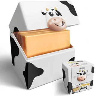 FRATELLI TENTI Italy Cheesy Pod - Käsedose Kühlschrank - Luftdichte BPA-freie Kunststoffaufbewahrung für Käsescheiben