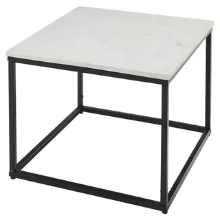 Stolkom Couchtisch »Samy« Marmor, Tisch in weiß oder schwarz, schwarz-weiß
