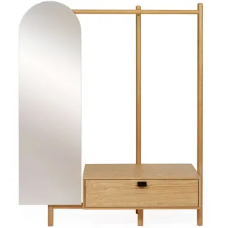 WoodMan Garderobenständer Tripod 149 x 180 x 54 cm Eiche