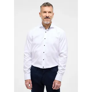 Eterna Langarmhemd »SLIM FIT« NON IRON (bügelfrei), weiß