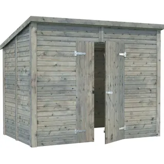 Leif Gerätehaus 273 x 170 cm Grau Tauchgrundiert