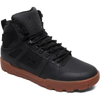 DC Shoes Pure Hi - Wasserabweisende Lederstiefel für Männer Schwarz