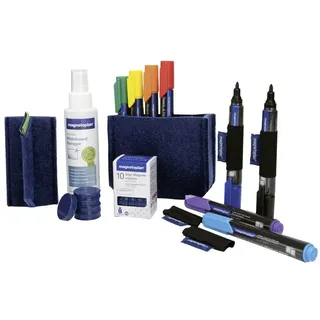 Magnetoplan Whiteboard Zubehör-Set Essential Set Blau