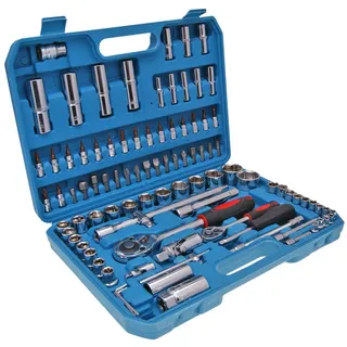 Steckschlüsselsatz Profi Qualität 94 Teile optimal für Roller, Motorrad, Auto, Quad, ATV & Boot