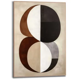 Reinders! Reinders "Earth Essence", Wohnzimmer - Formen - Organisch - braun - MDF - Abstrakt - 50x70 cm, farbe bild(er): braun),