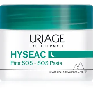 Uriage Hyseac SOS Paste lokale Pflege für die Nacht für Unvollkommenheiten wegen Akne Haut 15 g